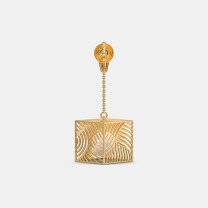 Carave Paris Sunburst Square Drop Earrings