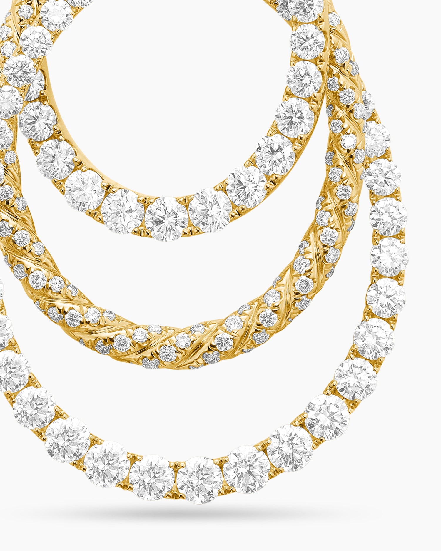 Carave Paris Layered Diamond Tennis Necklace