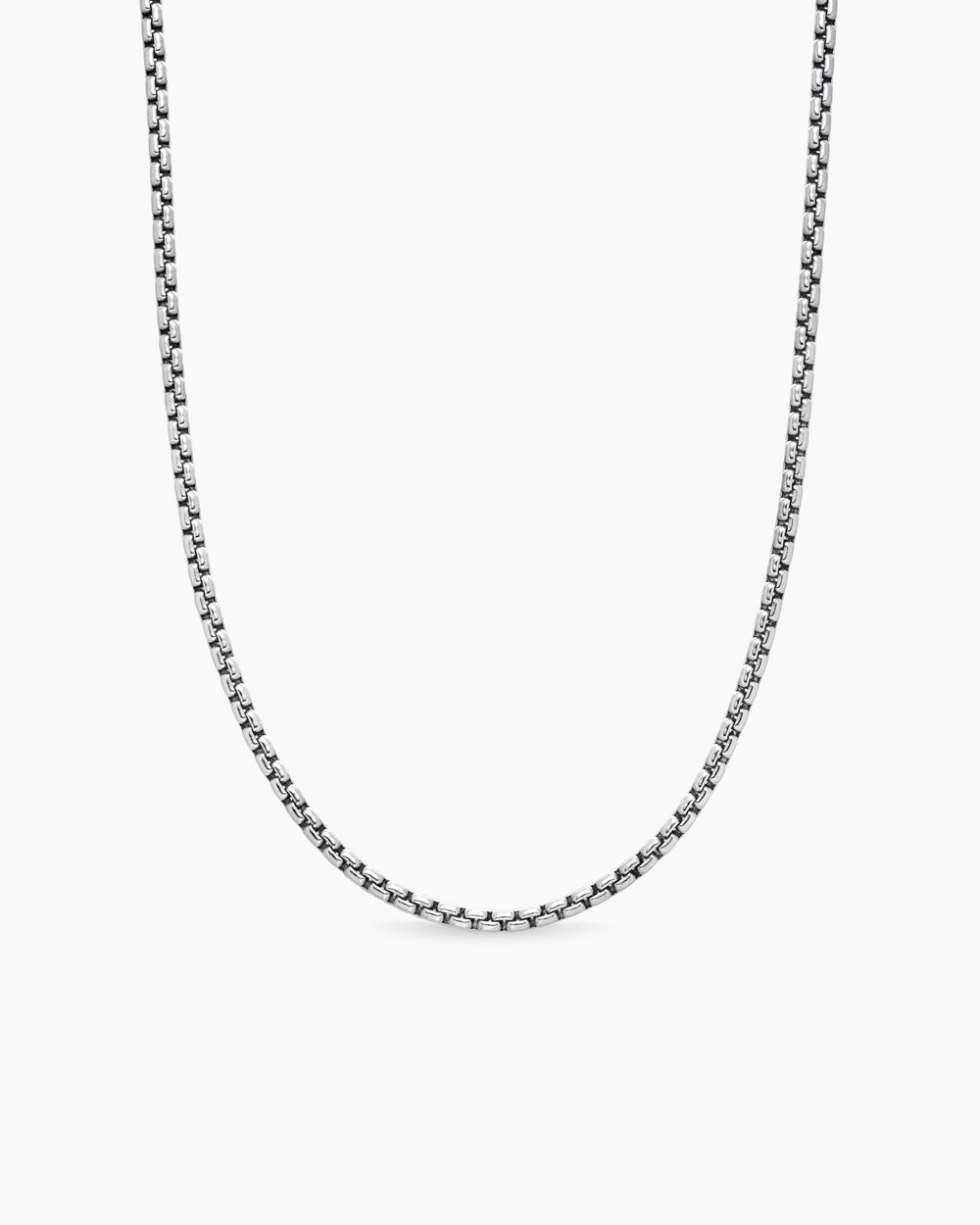 Silver Anchor Link Chain Necklace