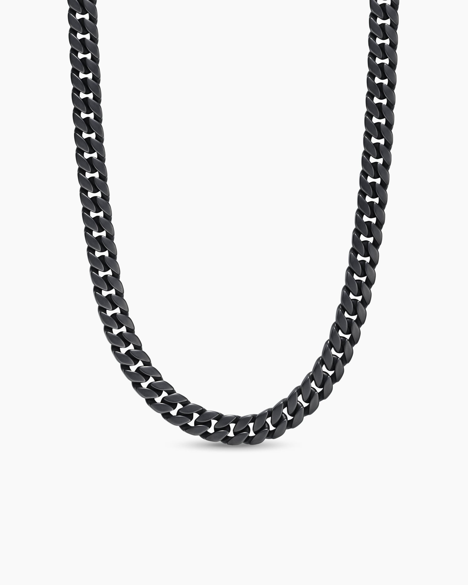 Carave Paris Black Plated Cuban Chain Necklace