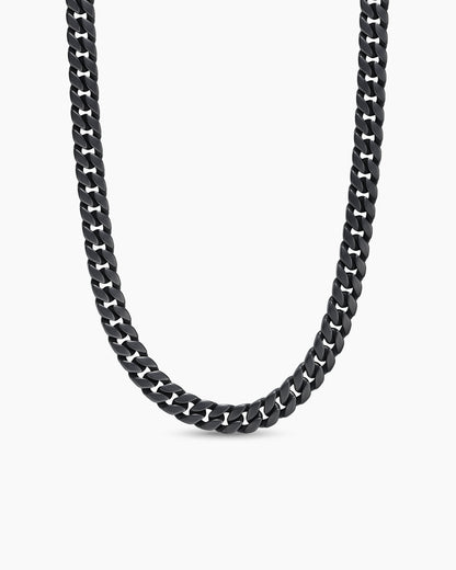 Carave Paris Black Plated Cuban Chain Necklace