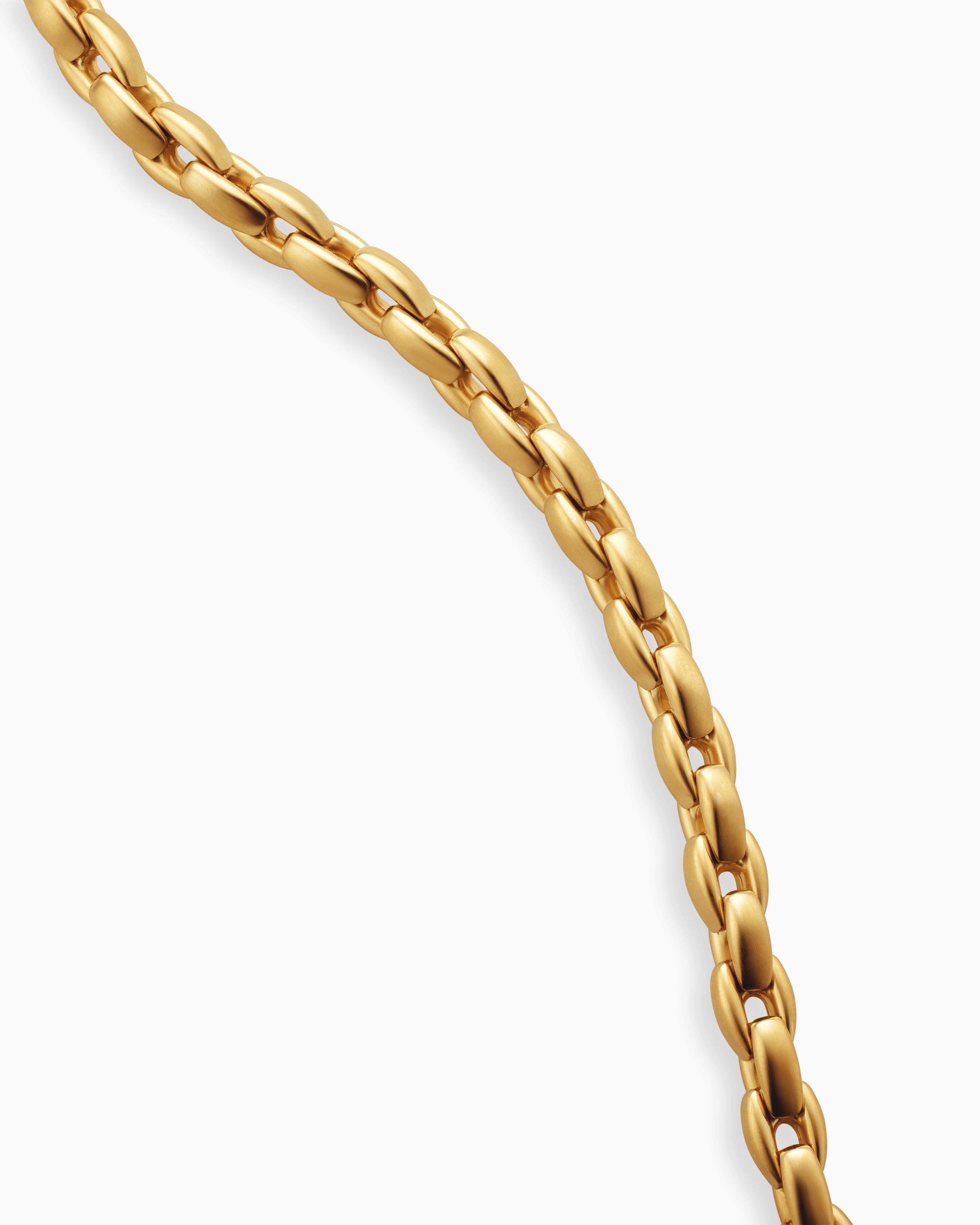 Men’s Classic Oval Link Silver Chain Necklace