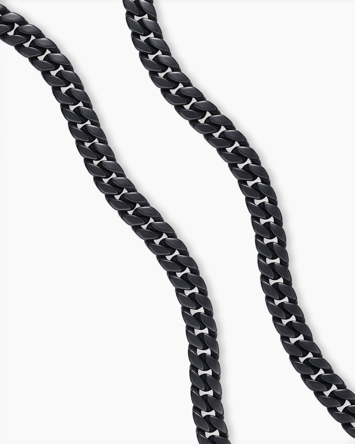 Carave Paris Black Plated Cuban Chain Necklace