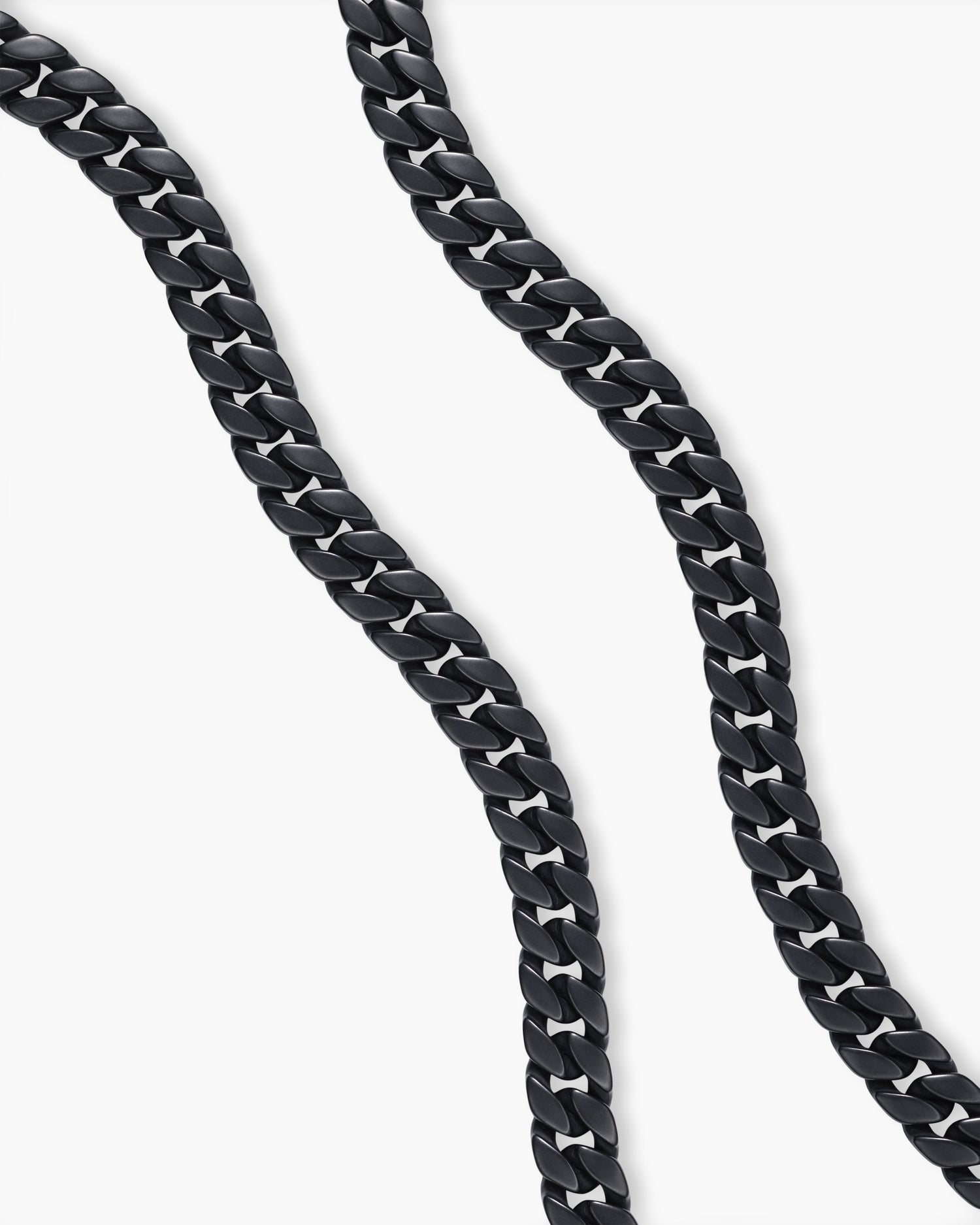 Carave Paris Black Plated Cuban Chain Necklace
