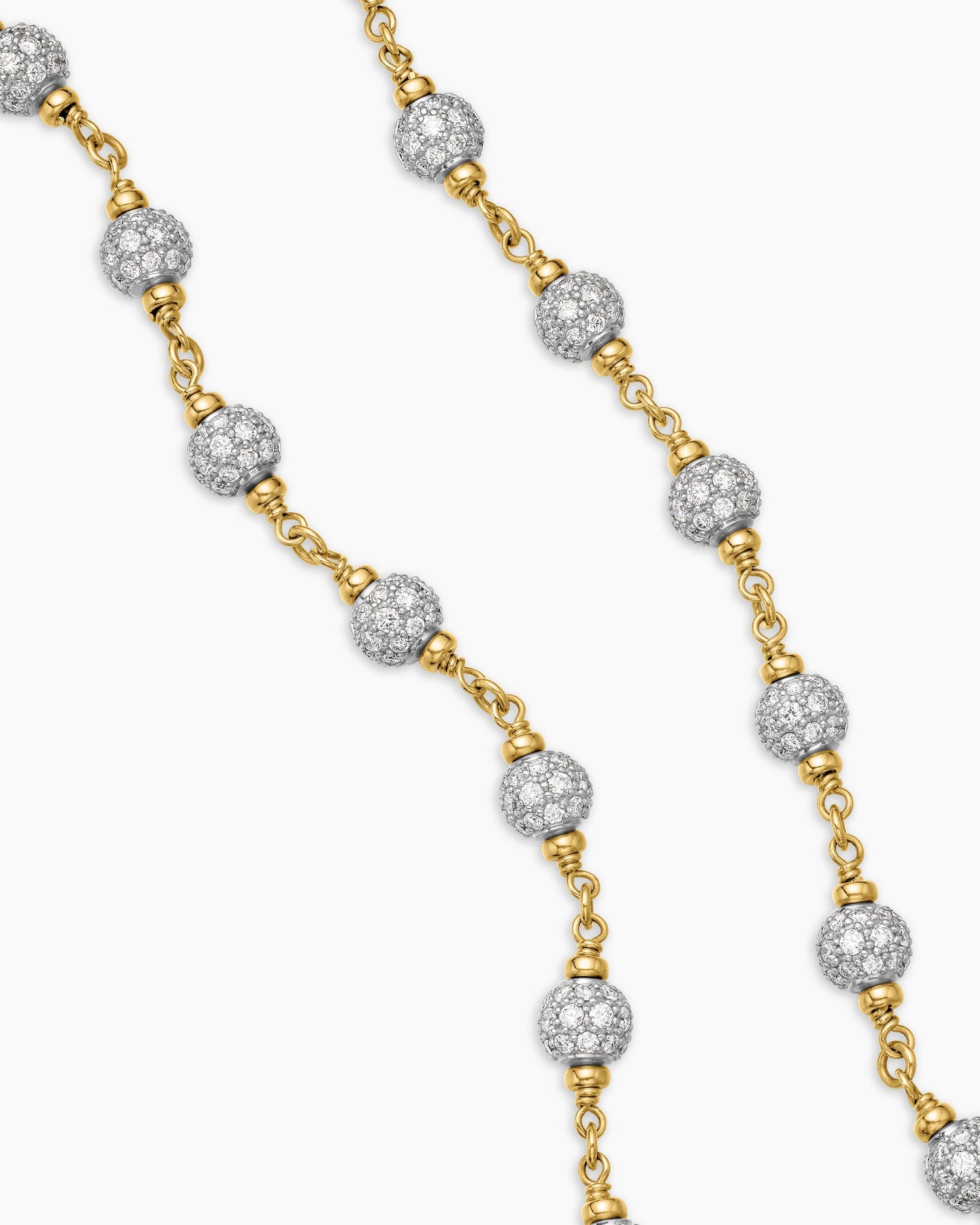 Carave Paris Diamond Station Tennis Necklace