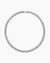 Men’s Silver Box Link Chain Necklace