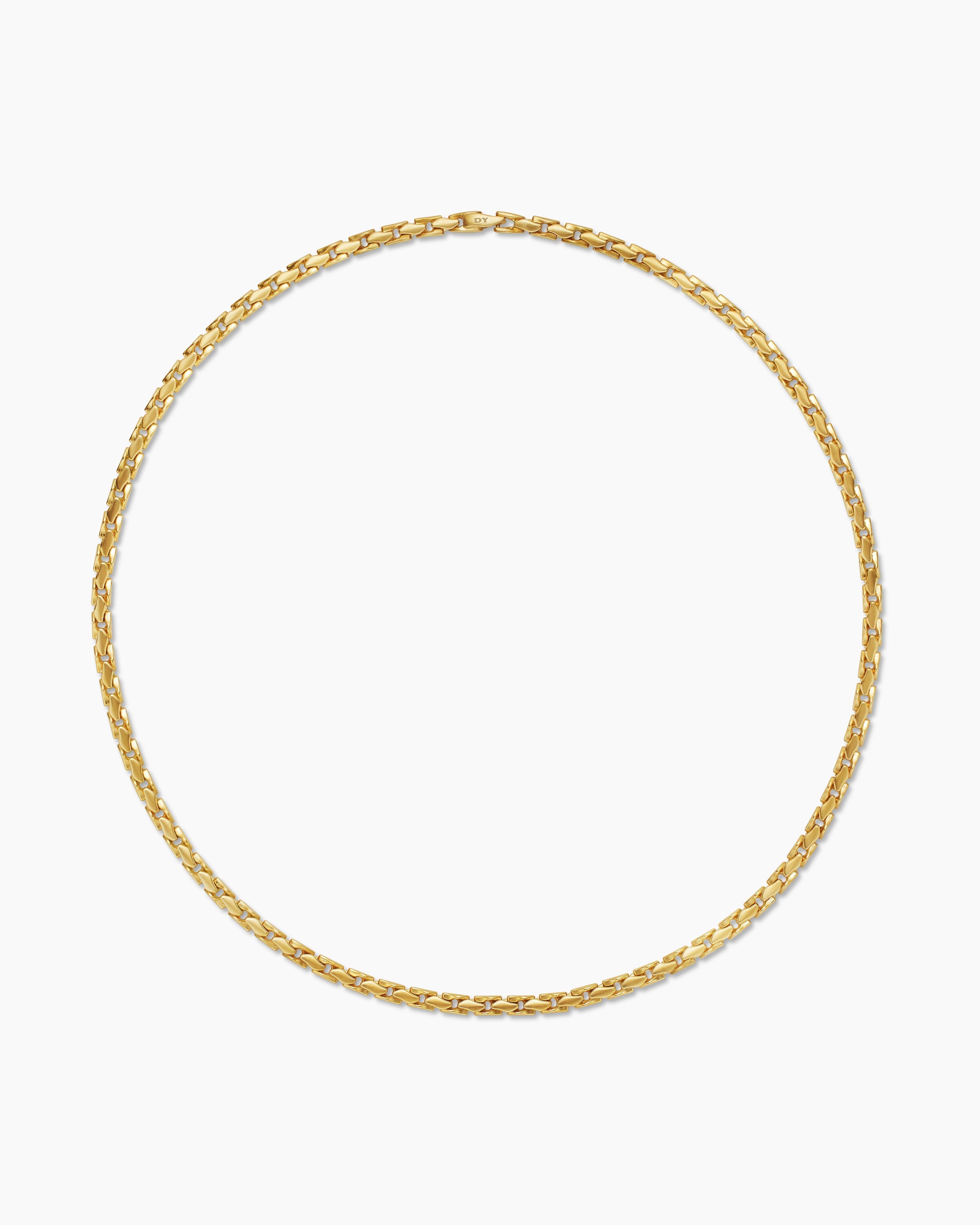 Classic Structured Silver Men’s Chain