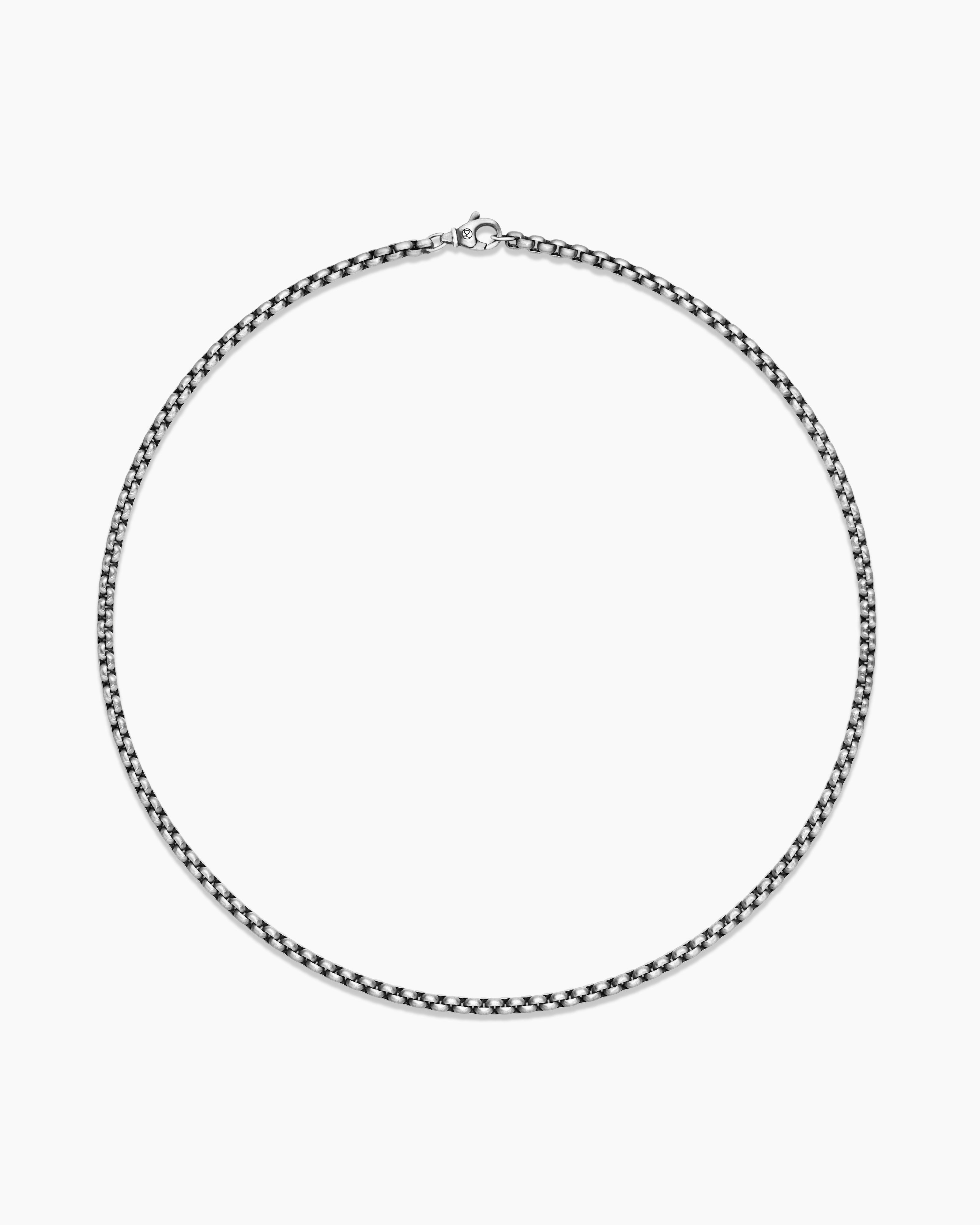 Men’s Silver Anchor Chain Necklace