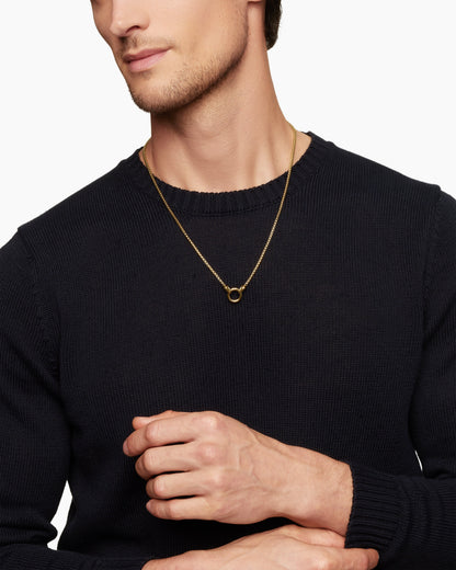 Carave Paris Minimal Circle Pendant Necklace