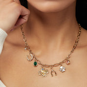 Silver Lucky Charm Necklace for Women