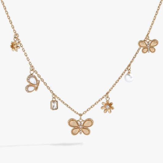 Carave Paris Butterfly Garden Charms Necklace