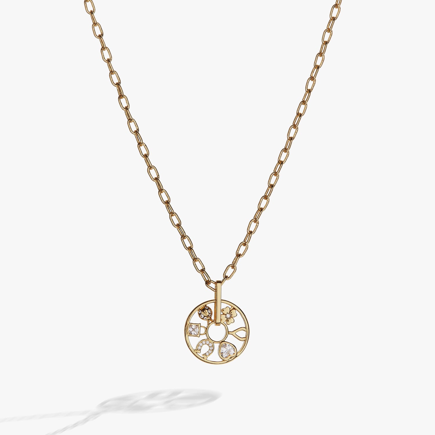 Carave Paris Celestial Birthstone Medallion Necklace