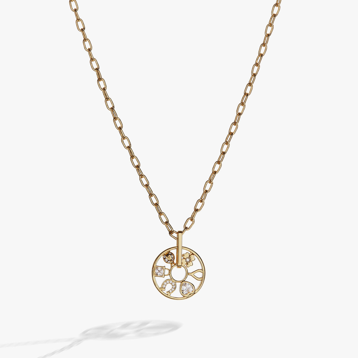 Carave Paris Celestial Birthstone Medallion Necklace