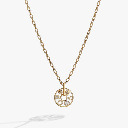 Carave Paris Celestial Birthstone Medallion Necklace