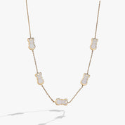 Cute Bunny Charm Sterling Silver Necklace for Women