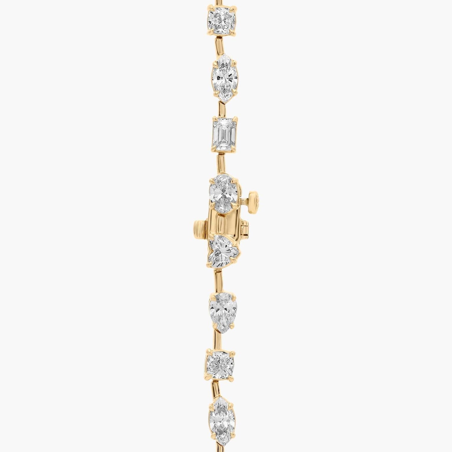 Carave Paris Mixed Cut Diamond Tennis Necklace