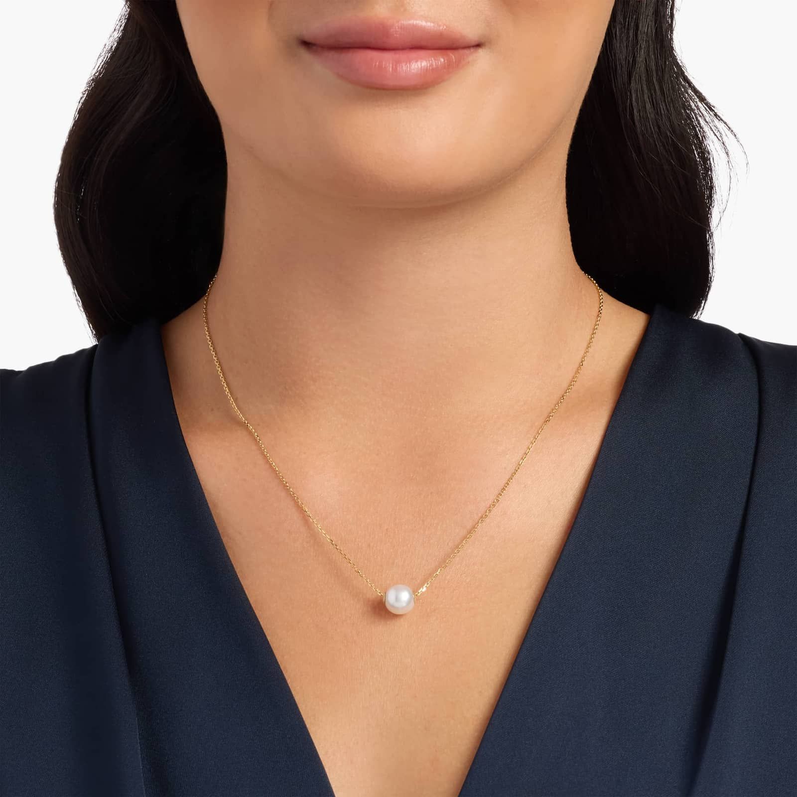 Silver Diamond Tennis Necklace for Women