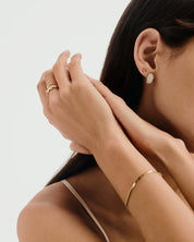 Diamond Cluster Stud Earrings in Sterling Silver