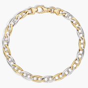 Men’s Elegant Gold Chain Bracelet Minimal Classic Link Design