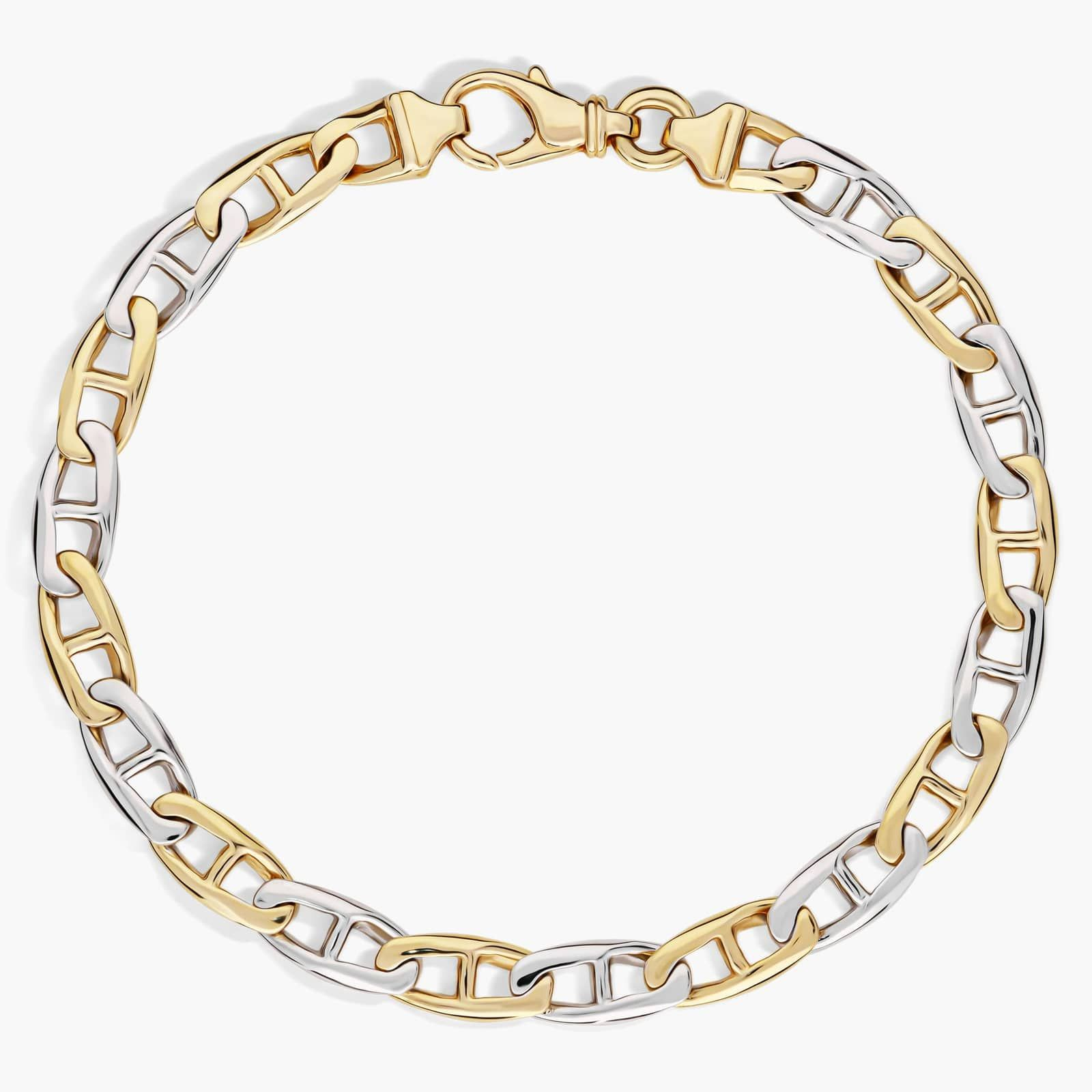 Men’s Elegant Gold Chain Bracelet Minimal Classic Link Design