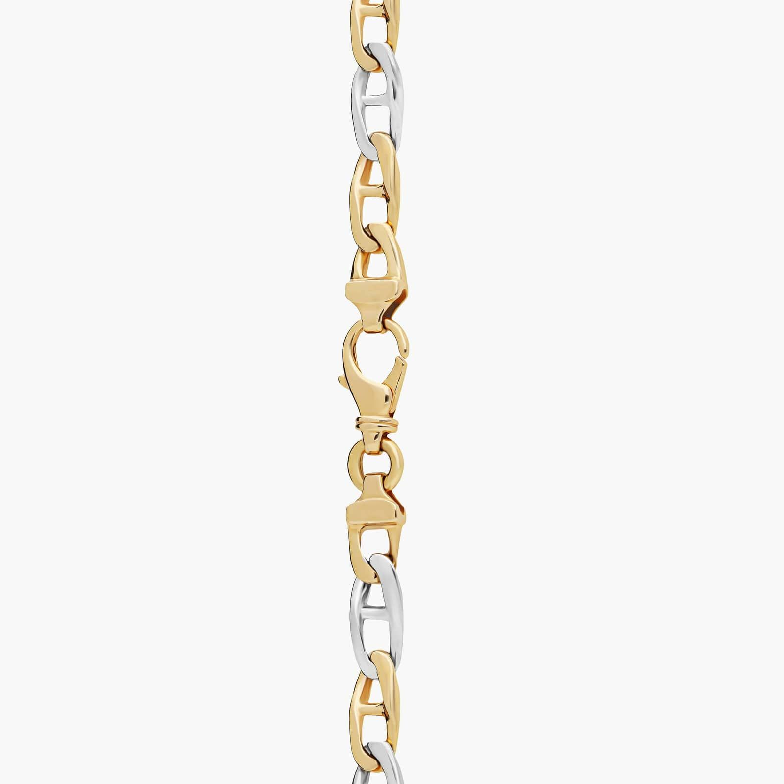 Men’s Elegant Gold Chain Bracelet Minimal Classic Link Design