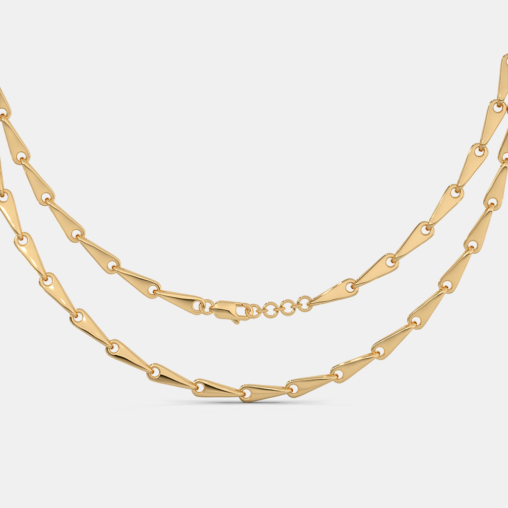 Carave Paris Geometric Link Station Necklace