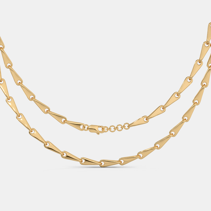 Carave Paris Geometric Link Station Necklace