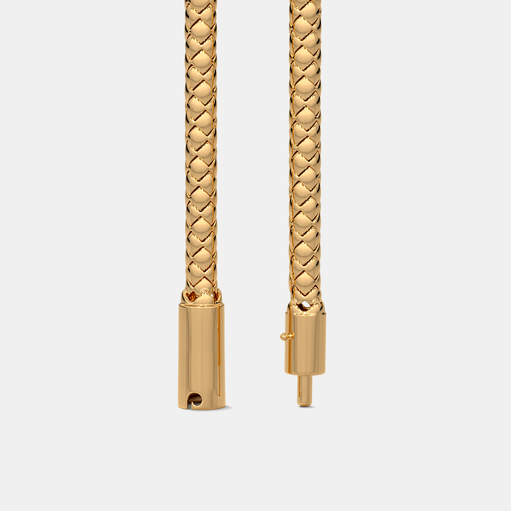Carave Paris Luxury Woven Mesh Chain Necklace