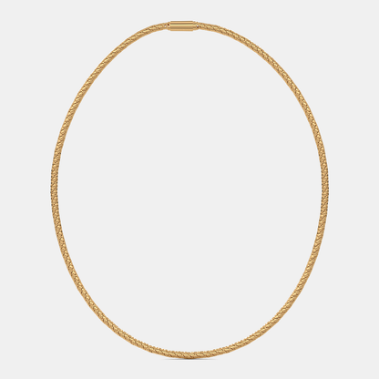 Carave Paris Luxury Woven Mesh Chain Necklace