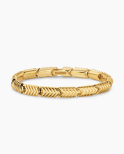 Men’s Gold Chevron Link Bracelet Premium Solid Gold Luxury Design