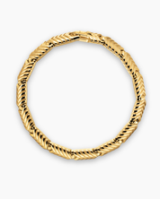 Men’s Gold Chevron Link Bracelet Premium Solid Gold Luxury Design