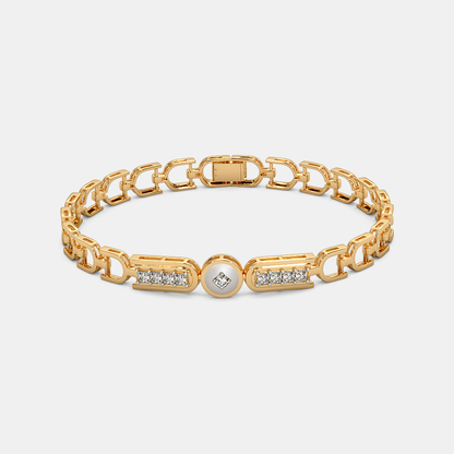 Carave Paris Diamond Accent Bar Link Bracelet
