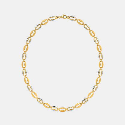 Carave Paris Two Tone Oval Link Necklace