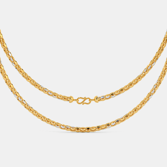 Carave Paris Two Tone Rope Chain Necklace