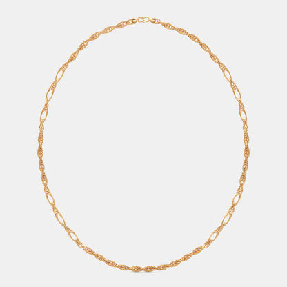 Carave Paris Braided Rope Chain Necklace