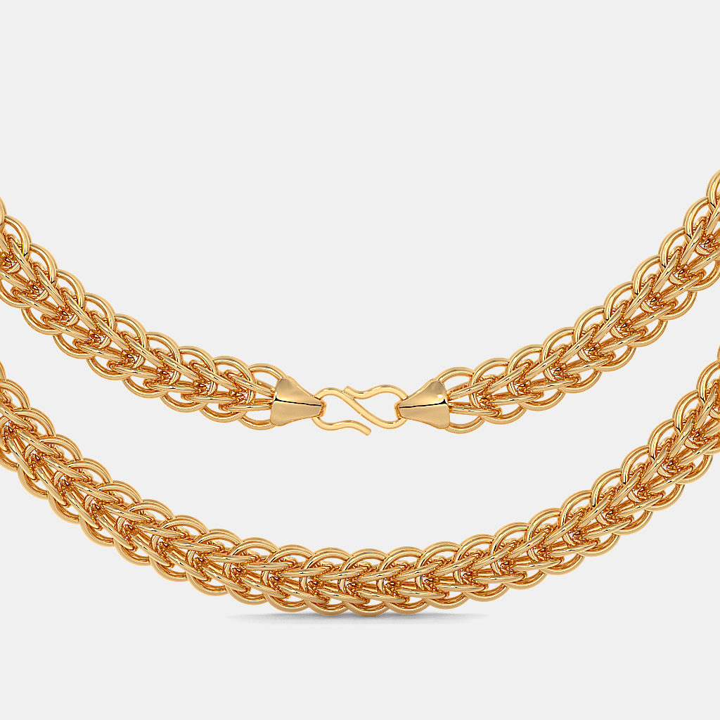 Carave Paris Layered Woven Chain Necklace