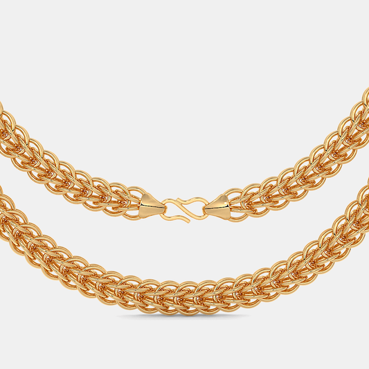 Carave Paris Layered Woven Chain Necklace
