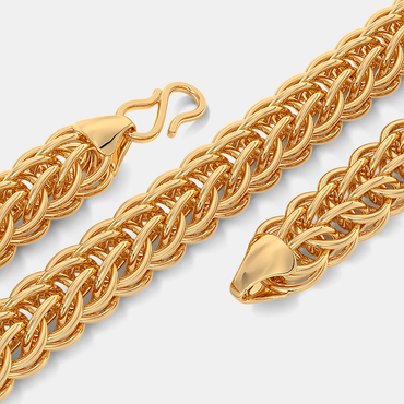 Carave Paris Layered Woven Chain Necklace