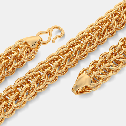 Carave Paris Layered Woven Chain Necklace