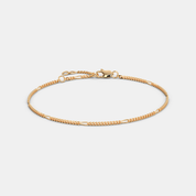 Men’s Minimal Gold Chain Bracelet Slim Everyday Design
