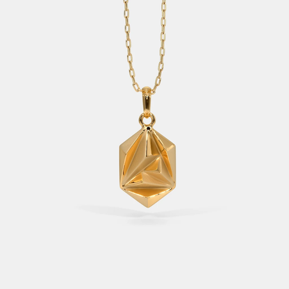 Carave Paris Geometric Crystal Pendant Necklace