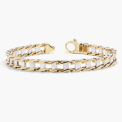 Men’s Premium Gold Chain Bracelet Classic Link Minimal Design
