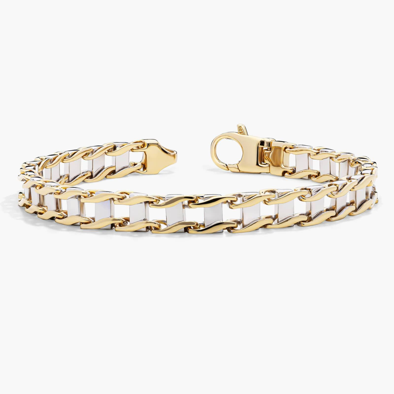 Men’s Premium Gold Chain Bracelet Classic Link Minimal Design