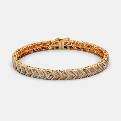 Carave Paris Chevron Diamond Pattern Bracelet