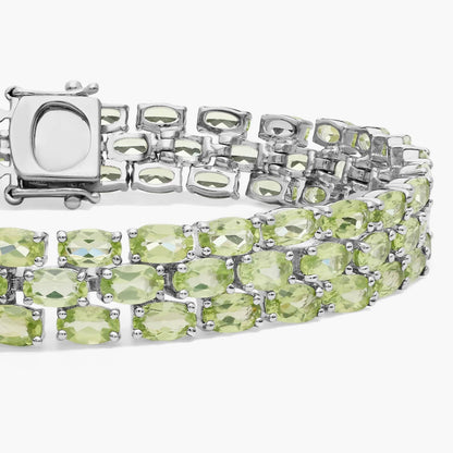 Carave Paris Peridot Multi-Row Tennis Bracelet