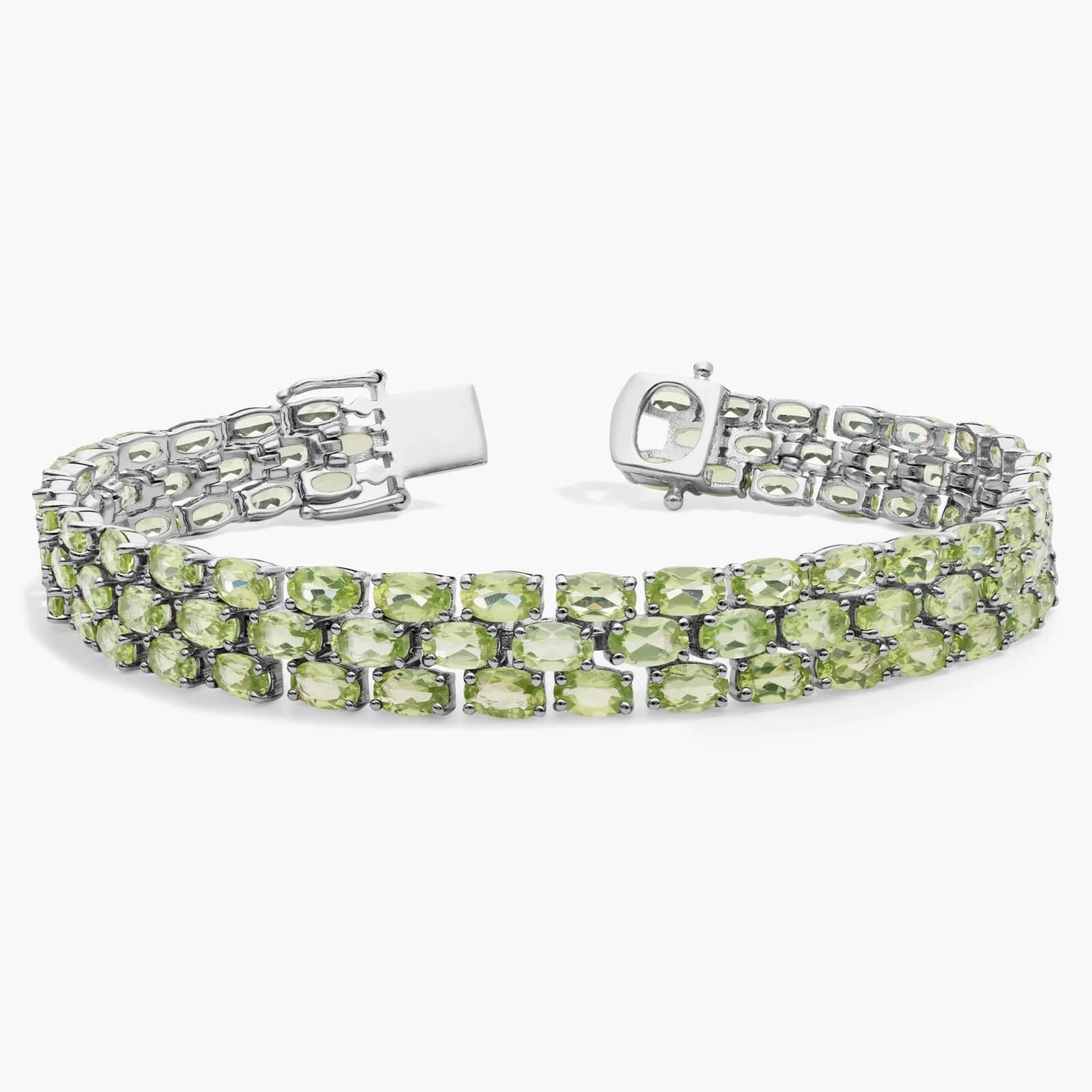 Carave Paris Peridot Multi-Row Tennis Bracelet