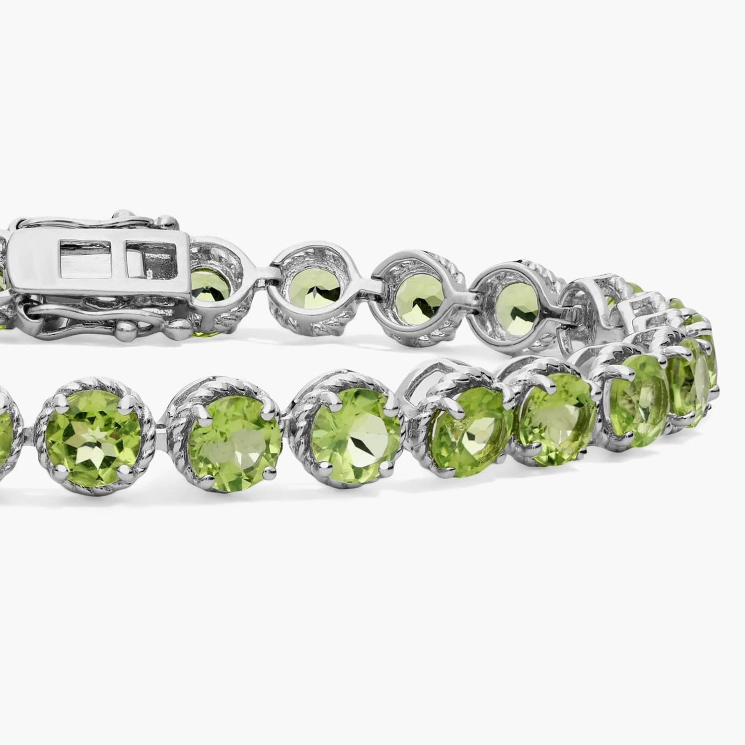 Carave Paris Peridot Green Tennis Bracelet