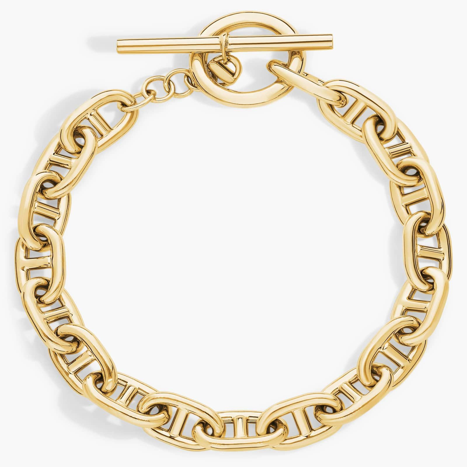 Premium Gold Chain Bracelet Classic Bold Link Design