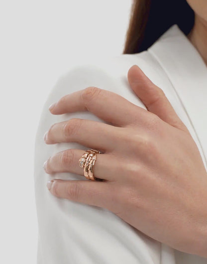 Carave Paris Diamond Serpentine Wrap Ring