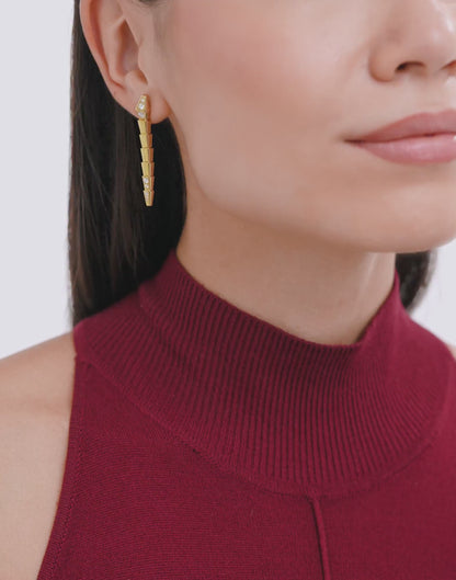 Carave Paris Geometric Spike Drop Earrings